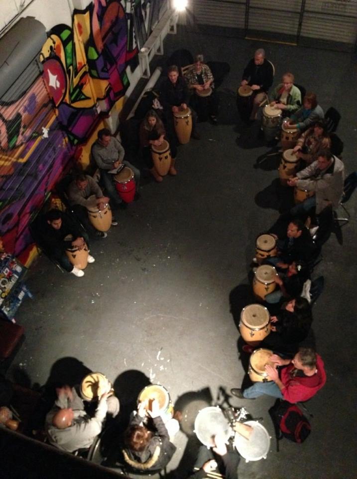 Latin drumming picture
